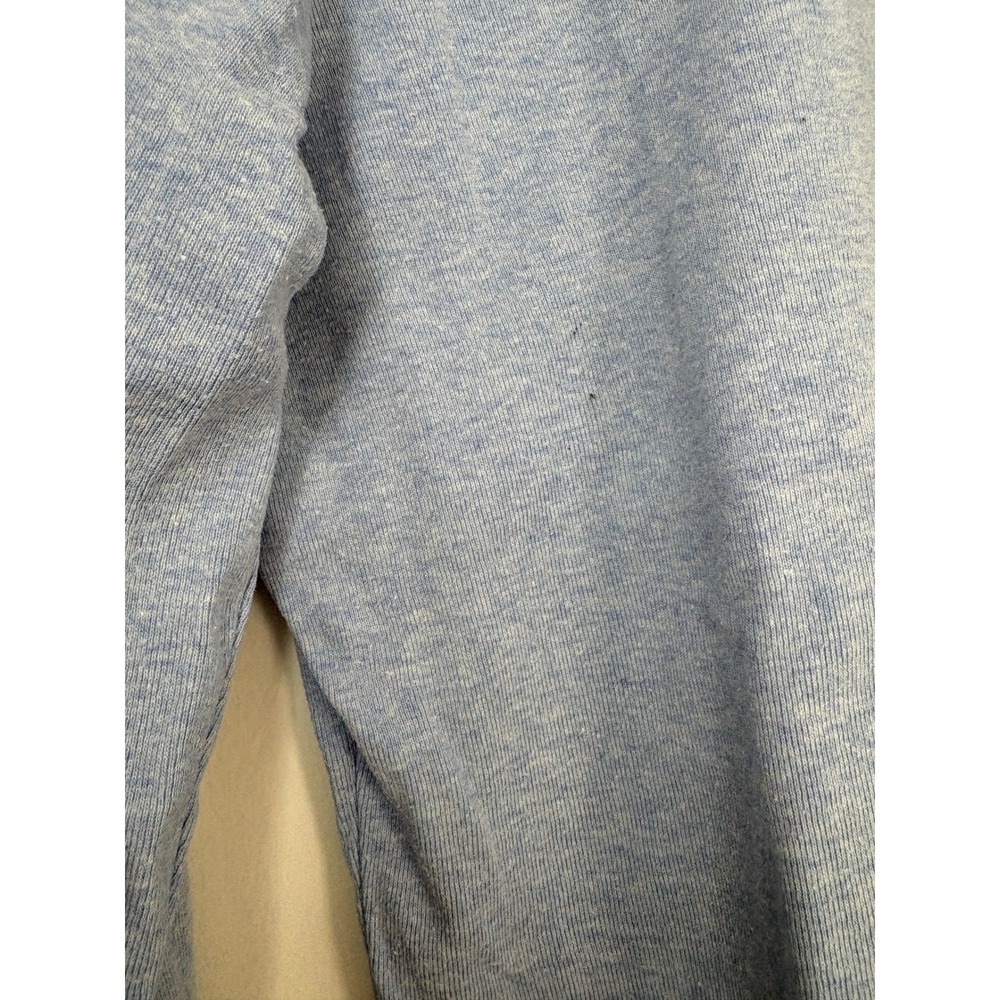 Crazy Horse Long Sleeve T-Shirt Large Blue Heather Liz Claiborne Cotton Tee - Picture 4 of 5